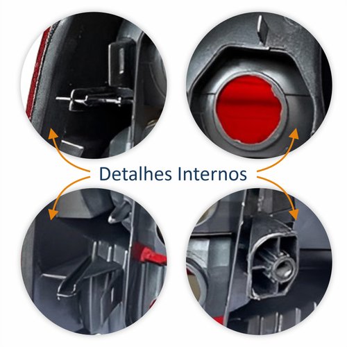 Lanterna Traseira Renault Clio Hatch 2003 Até 2012 Fumê Lado Direito Passageiro