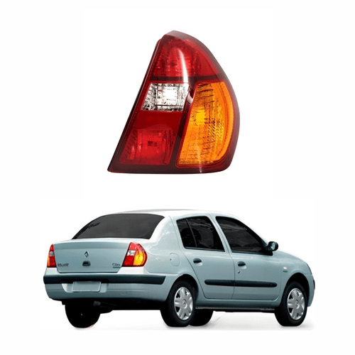Lanterna Traseira Renault Clio Sedan 2000 Até 2005 Tricolor Lado Direito Passageiro