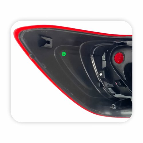 Lanterna Traseira Renault Logan 2014 Até 2019 Bicolor Cristal Lado Direito Passageiro