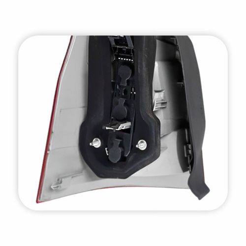 Lanterna Traseira Renault Megane Grantour 2010 2011 2012 Bicolor Cristal Com Friso Cromado Lado Direito Passageiro