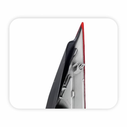Lanterna Traseira Renault Megane Grantour 2010 2011 2012 Bicolor Cristal Com Friso Cromado Lado Esquerdo Motorista