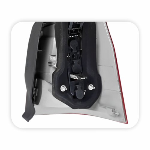 Lanterna Traseira Renault Megane Grantour 2010 2011 2012 Bicolor Cristal Com Friso Cromado Lado Esquerdo Motorista