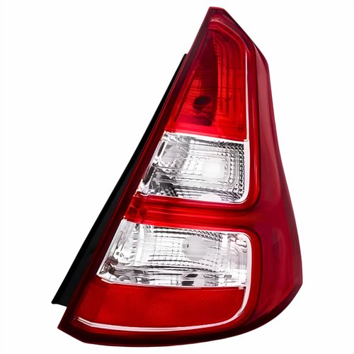 Lanterna Traseira Renault Sandero 2012 2013 2014 Bicolor Com Friso Cromado Lado Direito Passageiro