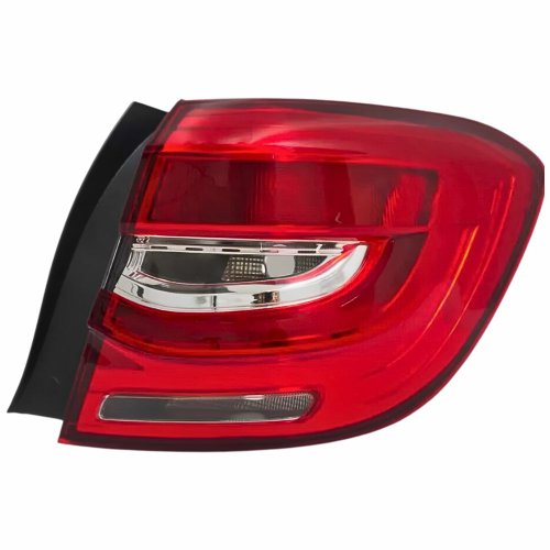Lanterna Traseira Renault Sandero 2020 2021 2022 2023 Bicolor Cristal Com Led Canto Lado Direito Passageiro
