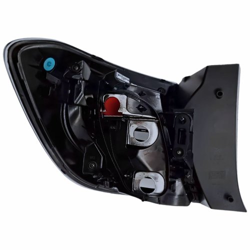 Lanterna Traseira Renault Sandero 2020 2021 2022 2023 Bicolor Cristal Com Led Canto Lado Direito Passageiro
