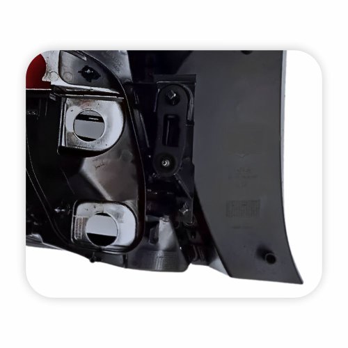 Lanterna Traseira Renault Sandero 2020 2021 2022 2023 Bicolor Cristal Com Led Canto Lado Direito Passageiro