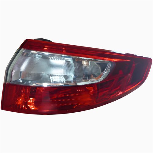 Lanterna Traseira Renault Fluence Sedan 2010 2011 2012 2013 2014 Canto Bicolor Cristal Sem Led Lado Direito Passageiro