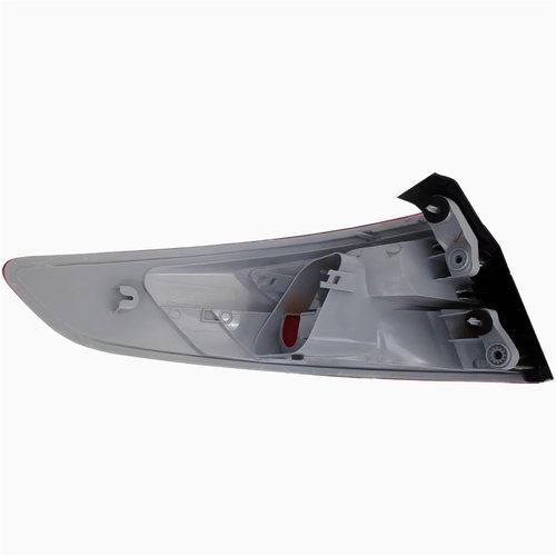 Lanterna Traseira Renault Fluence Sedan 2010 2011 2012 2013 2014 Canto Bicolor Cristal Sem Led Lado Direito Passageiro