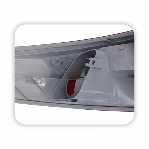 Lanterna Traseira Renault Fluence Sedan 2010 2011 2012 2013 2014 Canto Bicolor Cristal Sem Led Lado Direito Passageiro