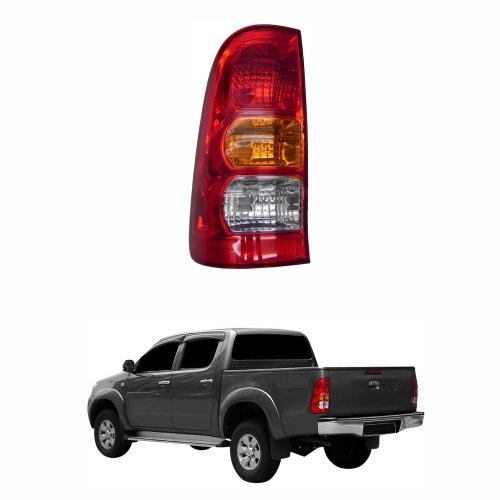 Lanterna Traseira Toyota Hilux Srv 2005 Até 2011 Tricolor Lado Esquerdo Motorista Lanterna Traseira Toyota Hilux Srv 2005 Até 2011 Tricolor Lado Esquerdo Motorista