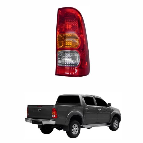 Lanterna Traseira Toyota Hilux Srv 2005 Até 2011 Tricolor Lado Direito Passageiro