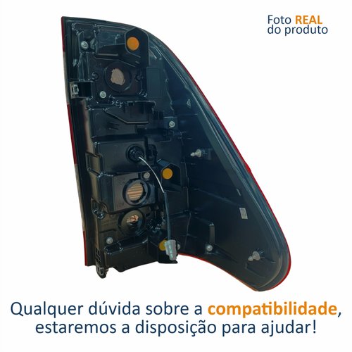 Lanterna Traseira Toyota Hilux Srv 2021 2022 2023 2024 Com Led Lado Esquerdo Motorista