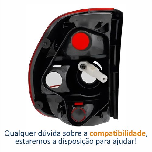Lanterna Traseira Vw Fox 2003 Até 2010 Lado Direito Passageiro