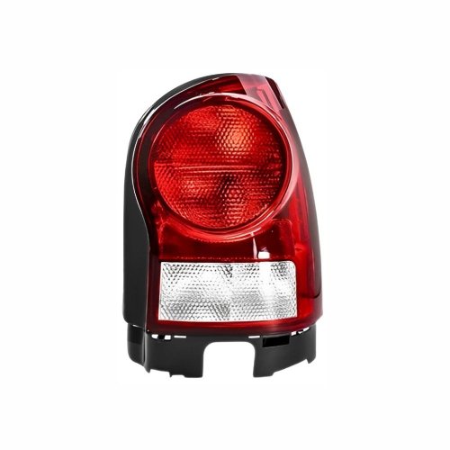 Lanterna Traseira Vw Gol G4 2005 Até 2012 Carcaça Preta Bicolor Cristal Lado Direito Passageiro