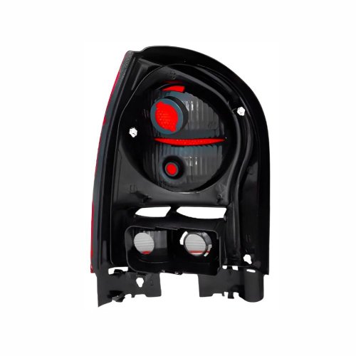 Lanterna Traseira Vw Gol G4 2005 Até 2012 Carcaça Preta Bicolor Cristal Lado Direito Passageiro
