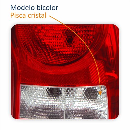Lanterna Traseira Vw Gol G4 2005 Até 2012 Carcaça Vermelha Lado Direito Passageiro