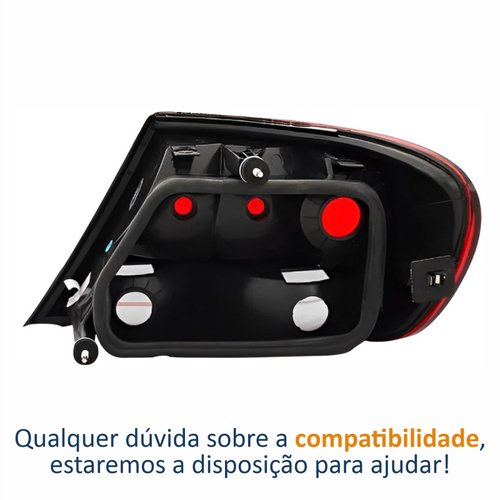 Lanterna Traseira Vw Gol G5 2008 Até 2012 Lado Esquerdo Motorista