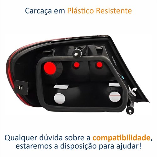 Lanterna Traseira Vw Gol G5 2008 Até 2012 Original Arteb Lado Direito Passageiro