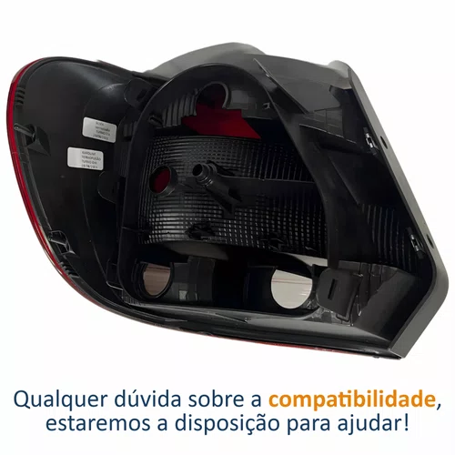 Lanterna Traseira Vw Gol G6 2013 Até 2016 Encaixe Hella Lado Direito Passageiro