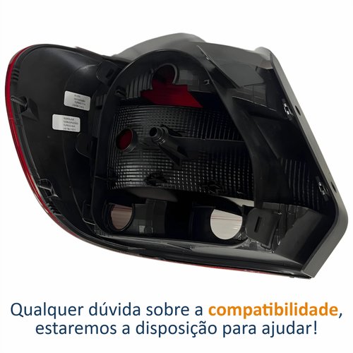 Lanterna Traseira Vw Gol G6 2013 Até 2016 Encaixe Hella Lado Direito Passageiro