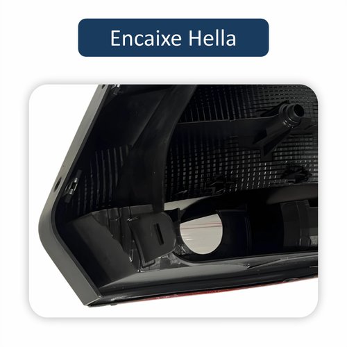 Lanterna Traseira Vw Gol G6 2013 Até 2016 Encaixe Hella Lado Esquerdo Motorista