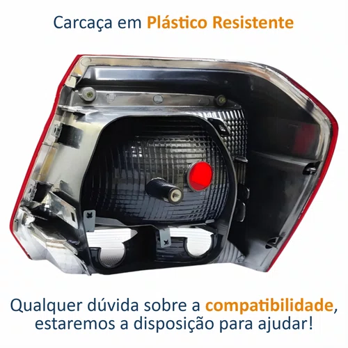 Lanterna Traseira Vw Gol G7 2016 Até 2018 G8 2018 Até 2023 Lado Esquerdo Motorista
