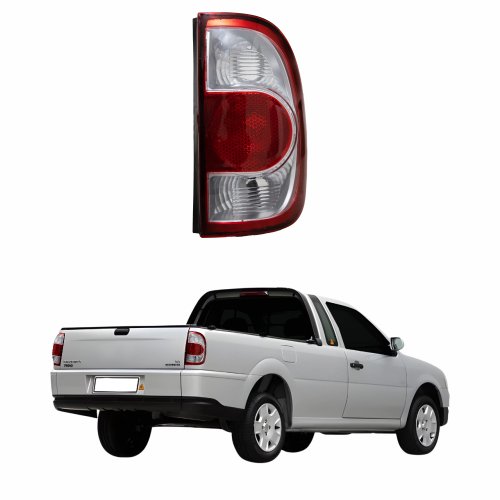 Lanterna Traseira Vw Saveiro G4 2006 Até 2012 Bicolor Lado Direito Passageiro