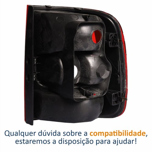 Lanterna Traseira Vw Saveiro G5 2009 Até 2013 Saveiro G6 2013 Até 2016 Original Arteb Lado Esquerdo Motorista