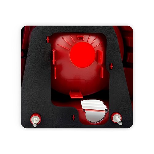 Lanterna Vw Bora 2007 2008 2009 2010 Canto Bicolor Vermelha Cristal Lado Esquerdo Motorista