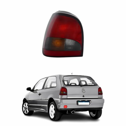 Lanterna VW Gol G2 1995 1996 1997 1998 1999 Bicolor Fumê Lado Esquerdo Motorista