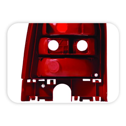 Lanterna VW Gol G3 1999 2000 2001 2002 2003 2004 2005 Carcaça Vermelha Re Cristal Lado Direito Passageiro