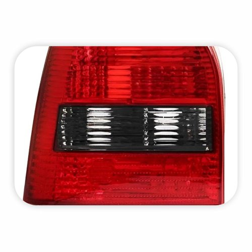 Lanterna VW Gol G3 1999 2000 2001 2002 2003 2004 2005 Carcaça Vermelha Re Fumê Lado Esquerdo Motorista