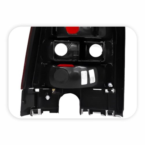 Lanterna VW Gol G3 1999 Até 2005 Carcaça Preta Ré Cristal Lado Direito Passageiro