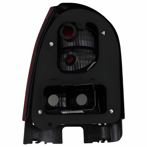 Lanterna Traseira Vw Gol G4 Power 2005 2006 2007 2008 Fumê Carcaça Preta Lado Direito Passageiro