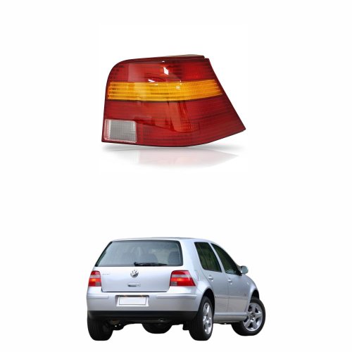 Lanterna Vw Golf 1999 Até 2006 Tricolor Lado Direito Passageiro