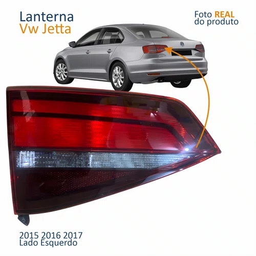 Lanterna Traseira Vw Jetta 2015 2016 2017 Tampa Lado Esquerdo Motorista