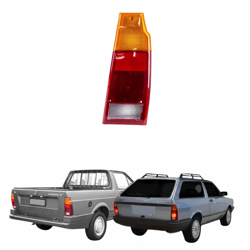 Lanterna Traseira Vw Parati Saveiro 1983 Até 1997 Âmbar Lado Direito Passageiro