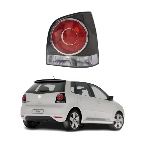 Lanterna Vw Polo Hatch 2008 Até 2015 Fumê Lado Direito Passageiro