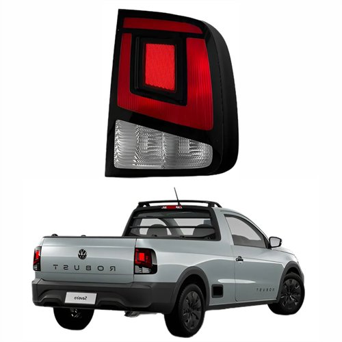 Lanterna Vw Saveiro G8 Fase 2 2023 Até 2025 Lado Direito Passageiro