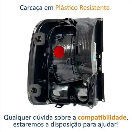 Lanterna Vw Saveiro G8 Fase 2 2023 Até 2025 Lado Direito Passageiro