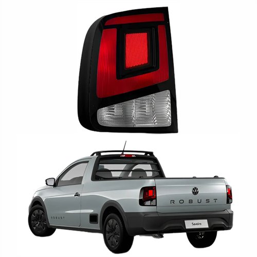 Lanterna Vw Saveiro G8 Fase 2 2023 Até 2025 Lado Esquerdo Motorista