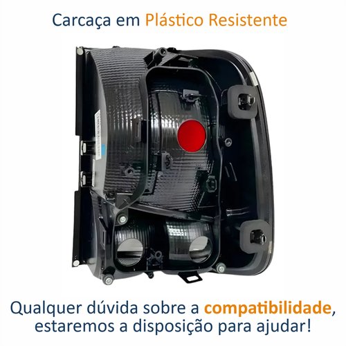 Lanterna Vw Saveiro G8 Fase 2 2023 Até 2025 Lado Esquerdo Motorista