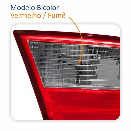 Lanterna Volkswagen Voyage G6 G7 G8 2013 2014 2015 2016 2017 2018 2019 2020 2021 2022 2023 Tampa Fumê Lado Esquerdo Motorista