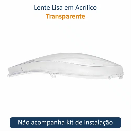 Lente Farol Gm Celta 2006 Até 2016 Prisma 2007 Até 2012 Lado Direito Passageiro