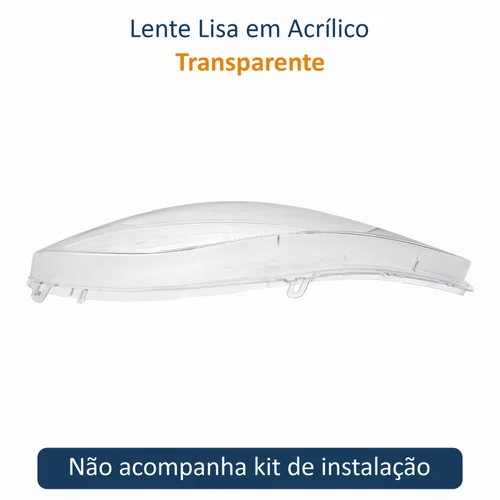 Lente Farol Gm Celta 2006 Até 2016 Prisma 2007 Até 2012 Lado Esquerdo Motorista