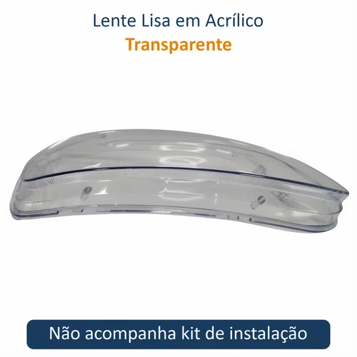 Lente Farol Gm Classic 2011 Até 2016 Lado Direito Passageiro