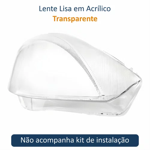 Lente Farol Chevrolet Montana 2003 2004 2005 2006 2007 2008 2009 2010 Pisca Liso Lado Direito Passageiro