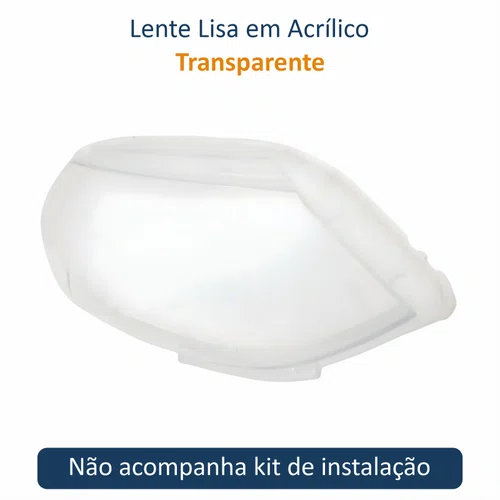 Lente Farol Gm Onix 2020 Até 2025 Lado Direito Passageiro