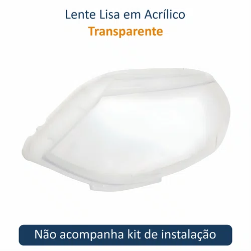 Lente Farol Gm Onix 2020 Até 2025 Lado Esquerdo Motorista