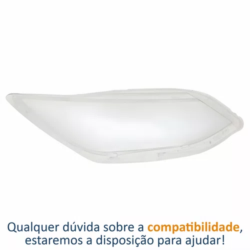 Lente Farol Gm Onix 2020 Até 2025 Lado Esquerdo Motorista